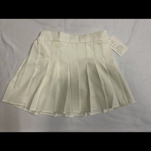 White Tennis Skirt NWT